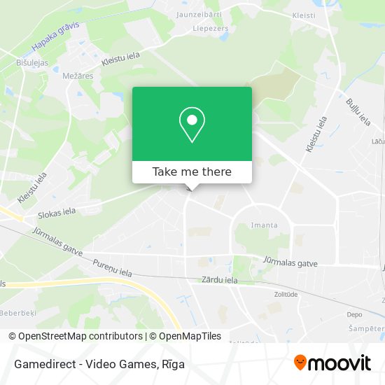 Gamedirect - Video Games map