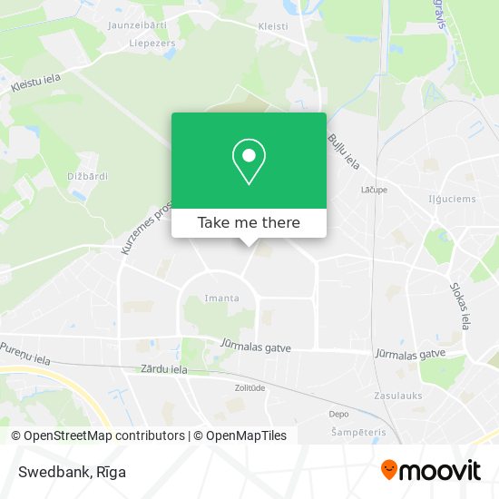 Swedbank map