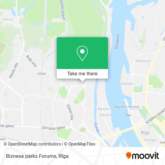 Карта Biznesa parks Forums