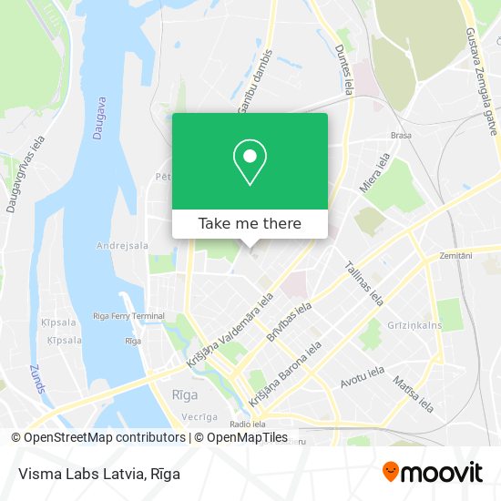 Visma Labs Latvia map