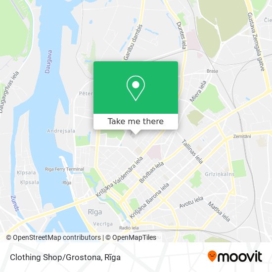 Clothing Shop/Grostona map