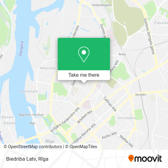Biedriba Latv map