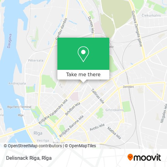 Delisnack Riga map