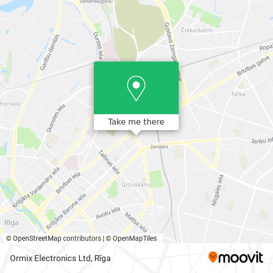 Ormix Electronics Ltd map