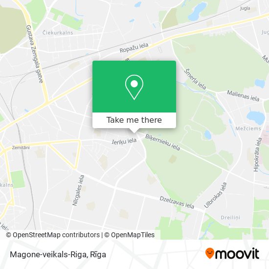 Magone-veikals-Riga map