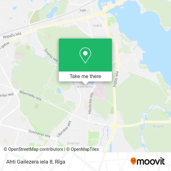 Карта Ahti Gailezera iela 8
