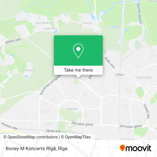 Boney M Koncerts Rīgā map