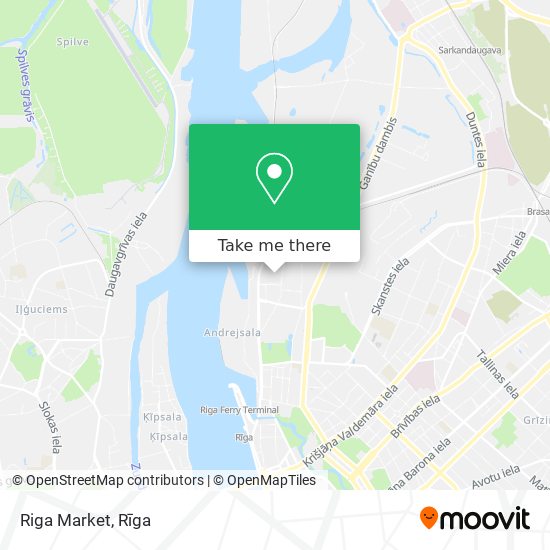 Riga Market map