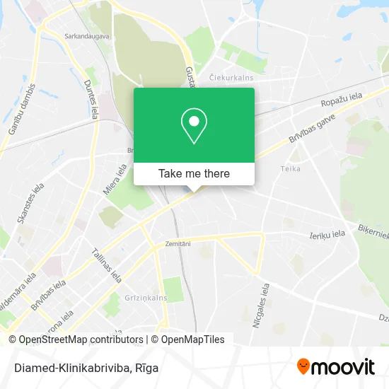Diamed-Klinikabriviba map