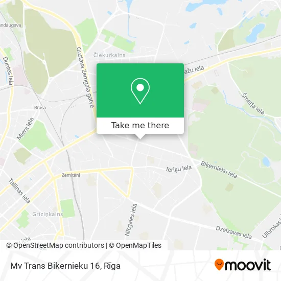 Карта Mv Trans Bikernieku 16
