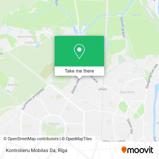Kontrolieru Mobilas Da map