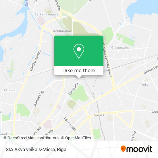SIA Akva veikals-Miera map