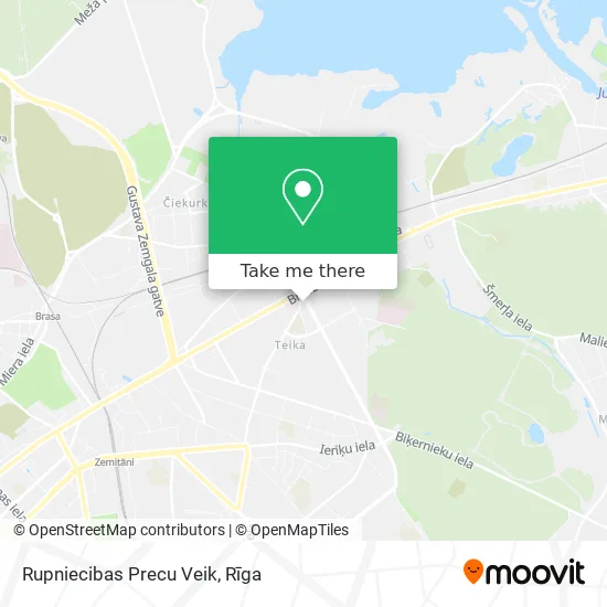 Карта Rupniecibas Precu Veik