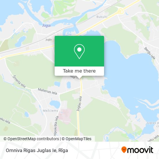 Карта Omniva Rigas Juglas Ie