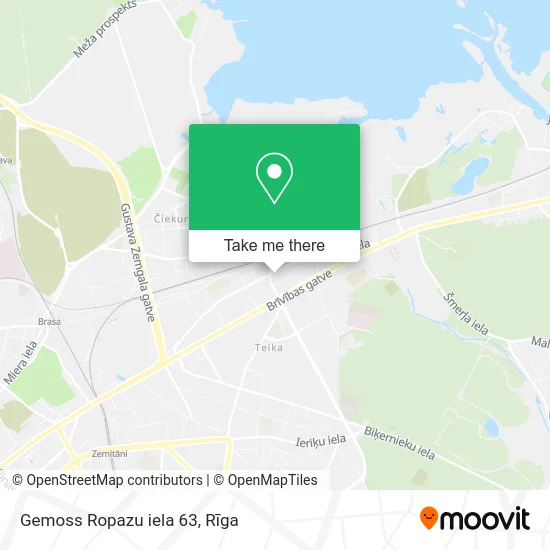 Gemoss Ropazu iela 63 map