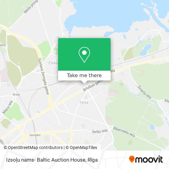 Izsoļu nams- Baltic Auction House map