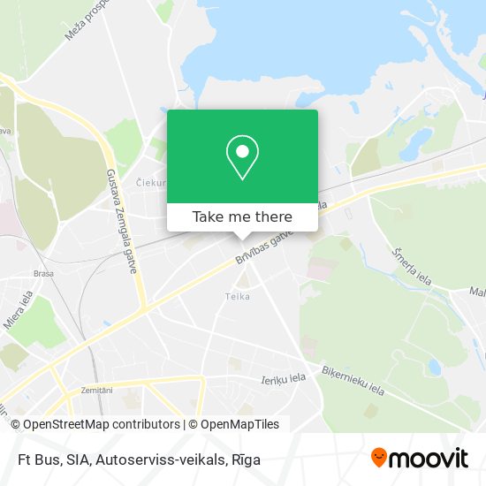 Ft Bus, SIA, Autoserviss-veikals map