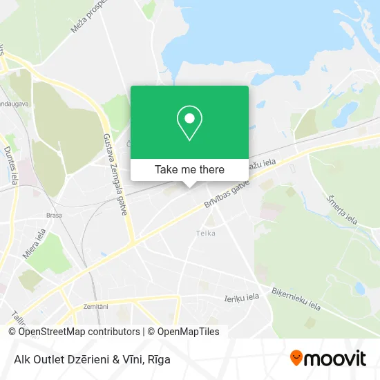 Alk Outlet Dzērieni & Vīni map