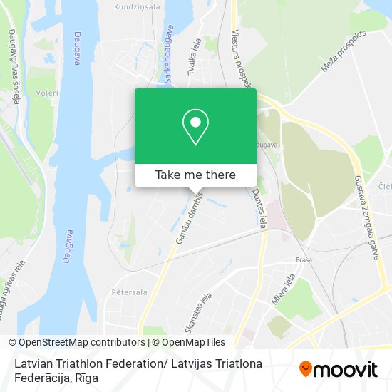 Карта Latvian Triathlon Federation/ Latvijas Triatlona Federācija