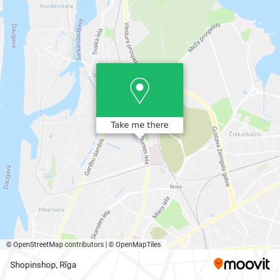 Shopinshop map