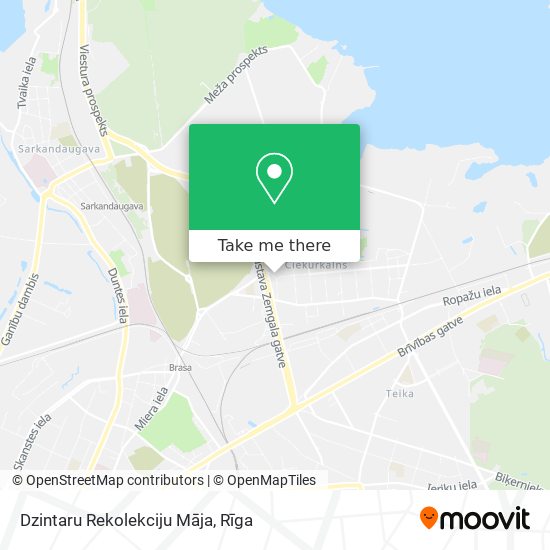 Dzintaru Rekolekciju Māja map