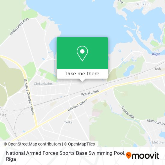 National Armed Forces Sports Base Swimming Pool map