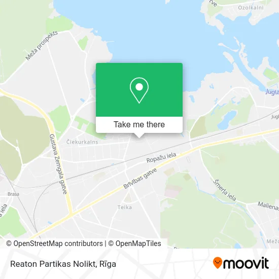 Карта Reaton Partikas Nolikt