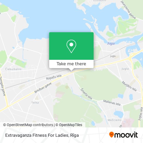 Extravaganza Fitness For Ladies map