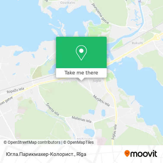 Карта Югла.Парикмахер-Колорист.