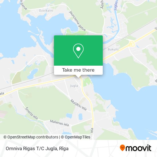 Карта Omniva Rigas T/C Jugla
