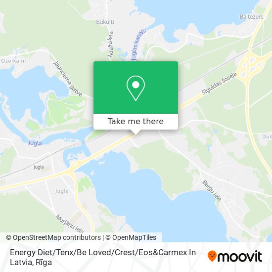 Energy Diet / Tenx / Be Loved / Crest / Eos&Carmex In Latvia map