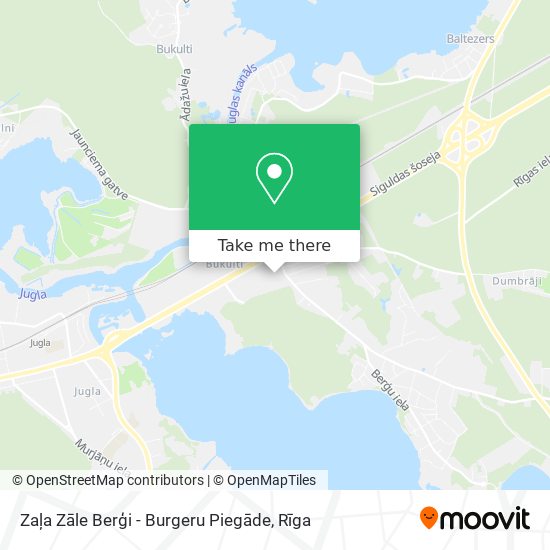 Zaļa Zāle Berģi - Burgeru Piegāde map