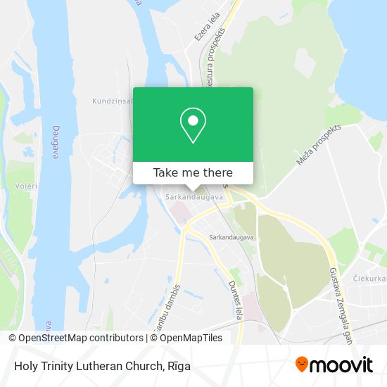 Holy Trinity Lutheran Church map