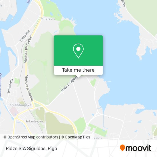 Ridze SIA Siguldas map