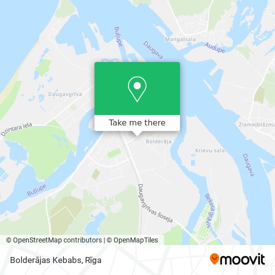 Bolderājas Kebabs map