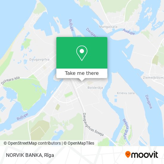 NORVIK BANKA map