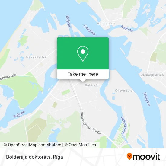 Карта Bolderāja doktorāts