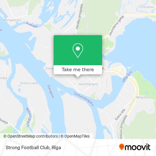 Strong Football Club map