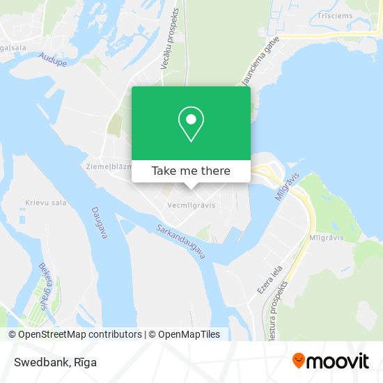 Swedbank map