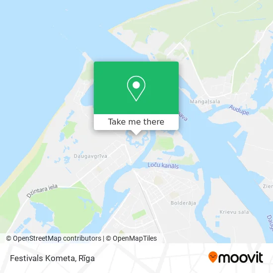 Карта Festivals Kometa