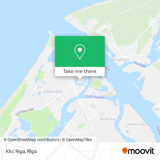 Kkc Riga map