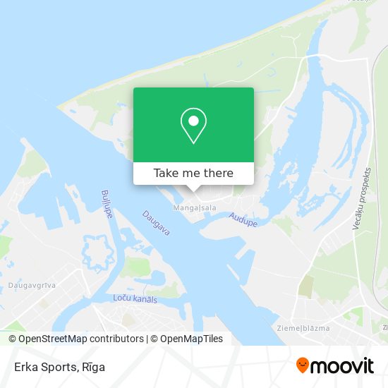 Erka Sports map
