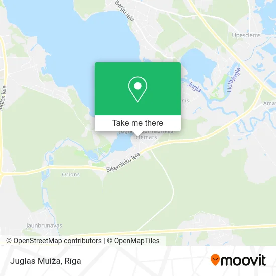 Juglas Muiža map