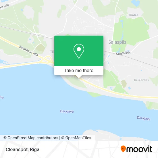 Cleanspot map