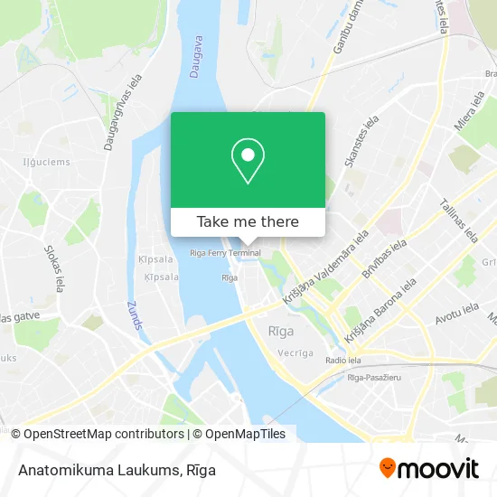 Карта Anatomikuma Laukums