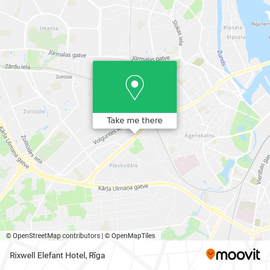 Rixwell Elefant Hotel map