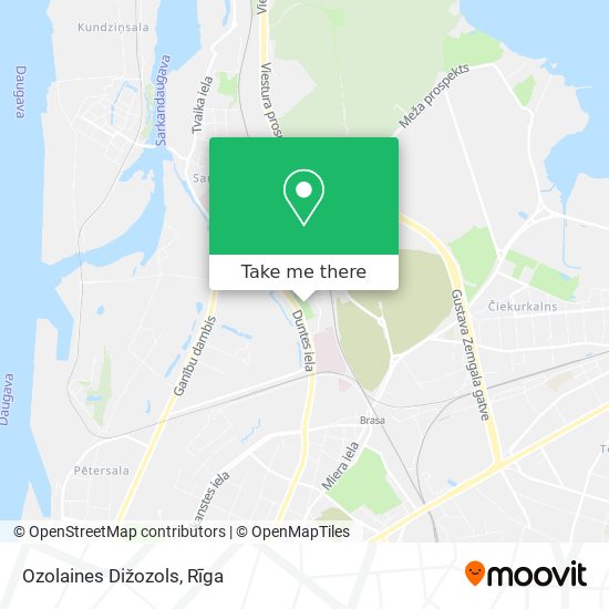 Ozolaines Dižozols map