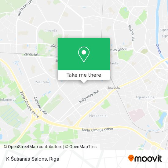 K Šūšanas Salons map