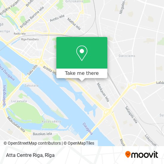 Atta Centre Riga map