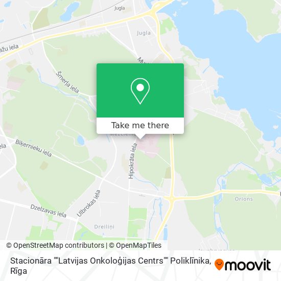 Stacionāra ""Latvijas Onkoloģijas Centrs"" Poliklīnika map